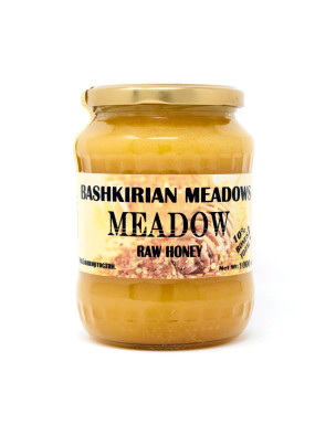 Bashkirian Meadows Meadow Raw Honey 2lb