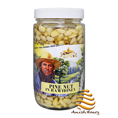 Pine Nuts in Raw Honey 1lb