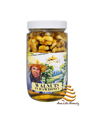 Walnuts in Raw Honey 1lb